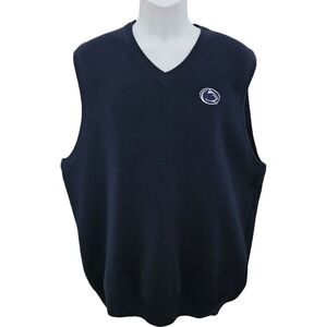 Penn State Nittany Lions Logo V Neck Sweater Vest by Vantage Mens Large